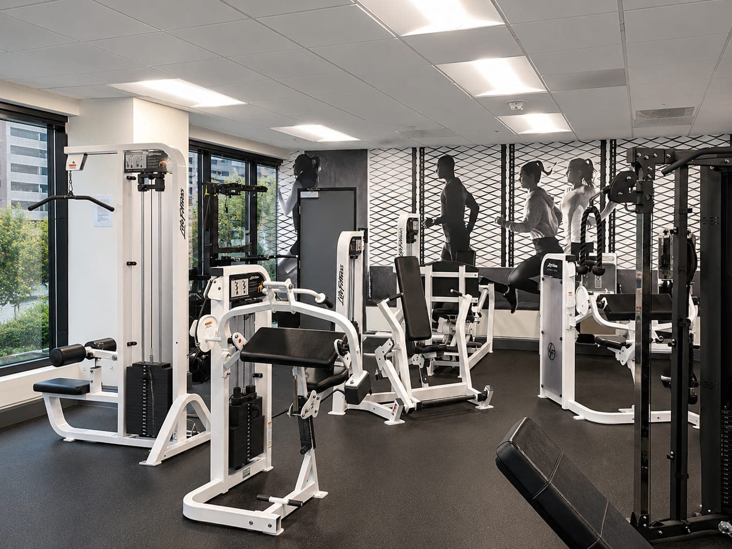 Gym at 200 EVB, view 3