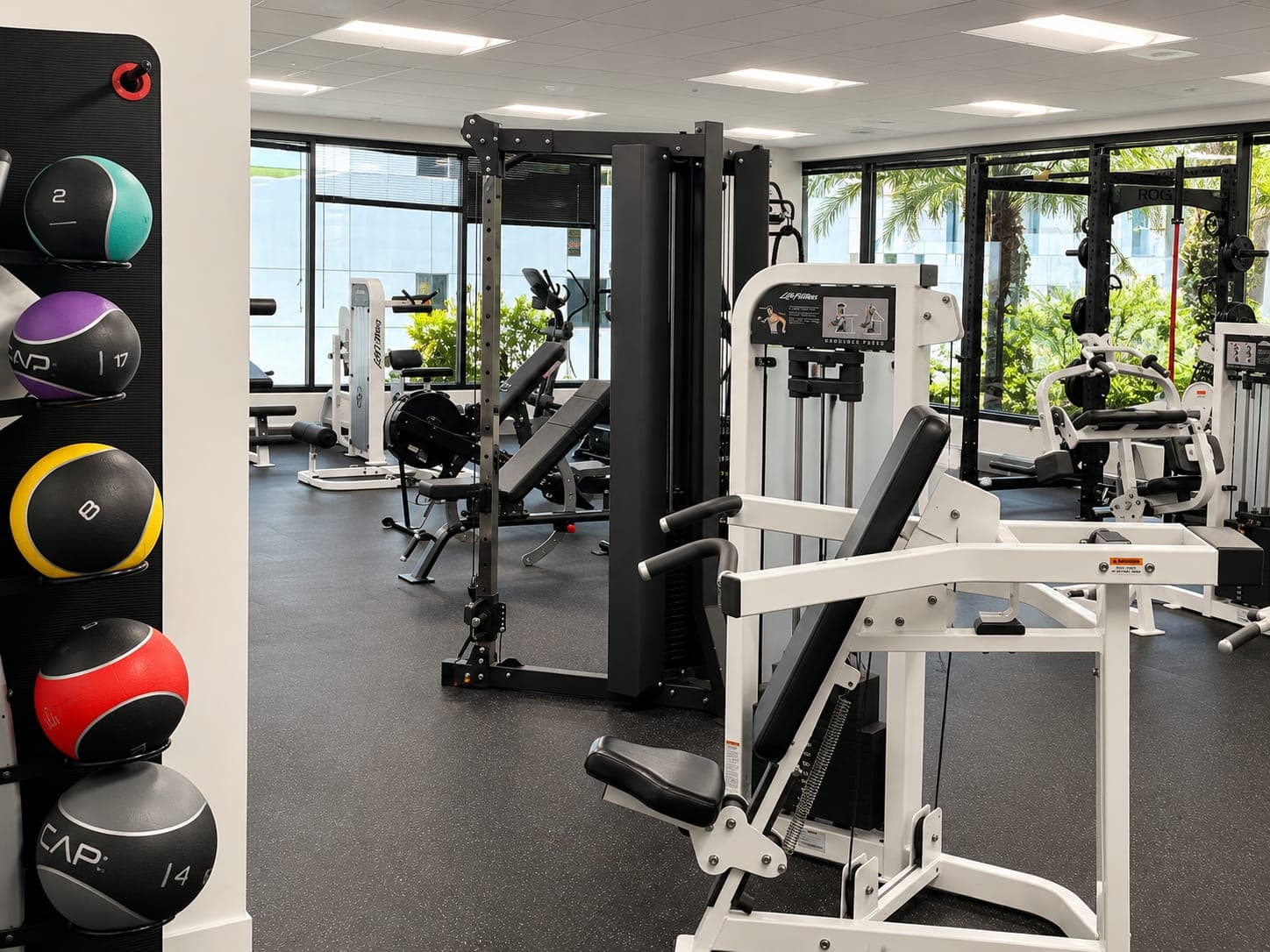Gym at 200 EVB, view 5